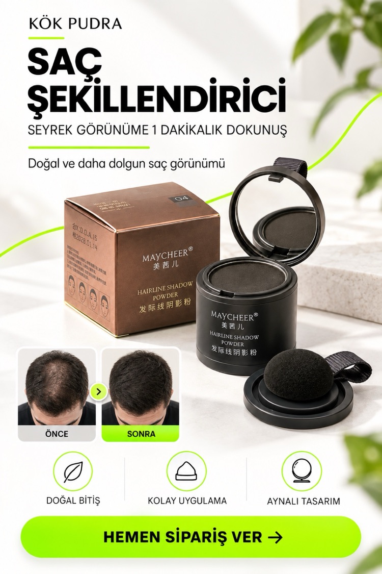 KökPudra Seyrek Görünüme 1 Dakikalık Dokunuş